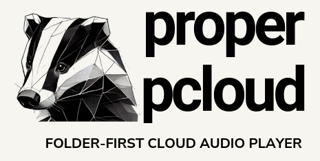 properpcloud badger and cloud logo